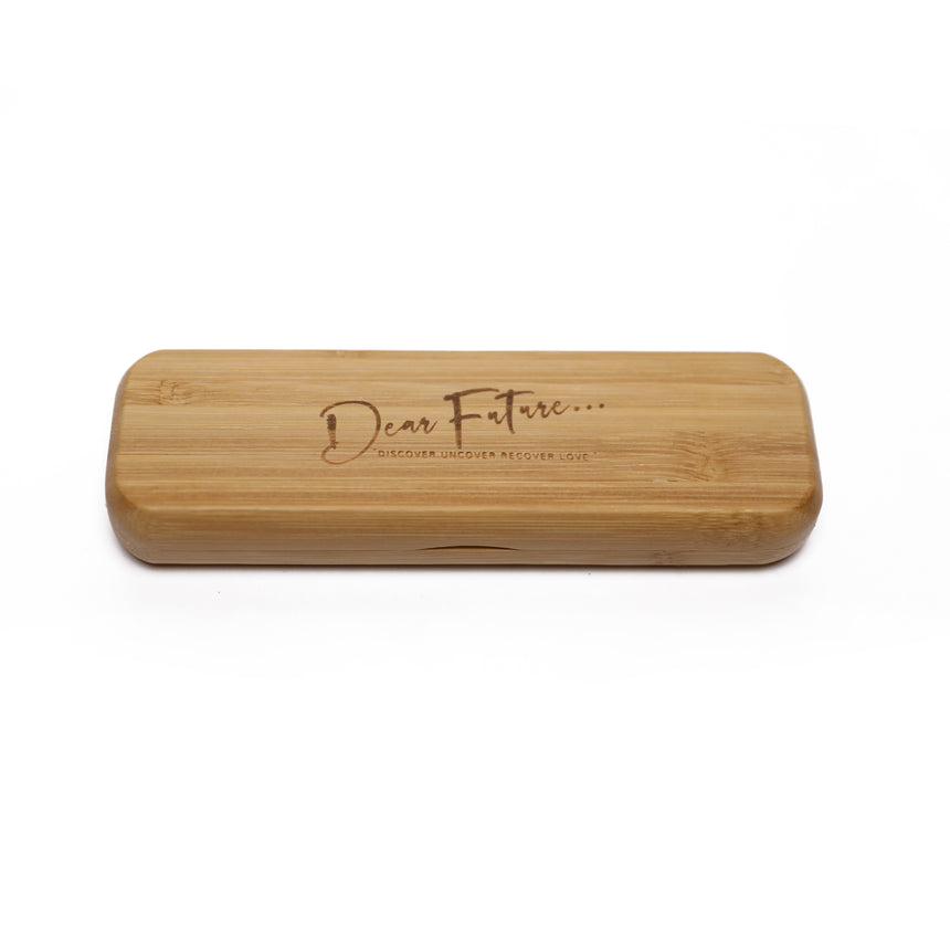 "Dear Future" Luxury Bamboo Fountain Pen and Gift Case