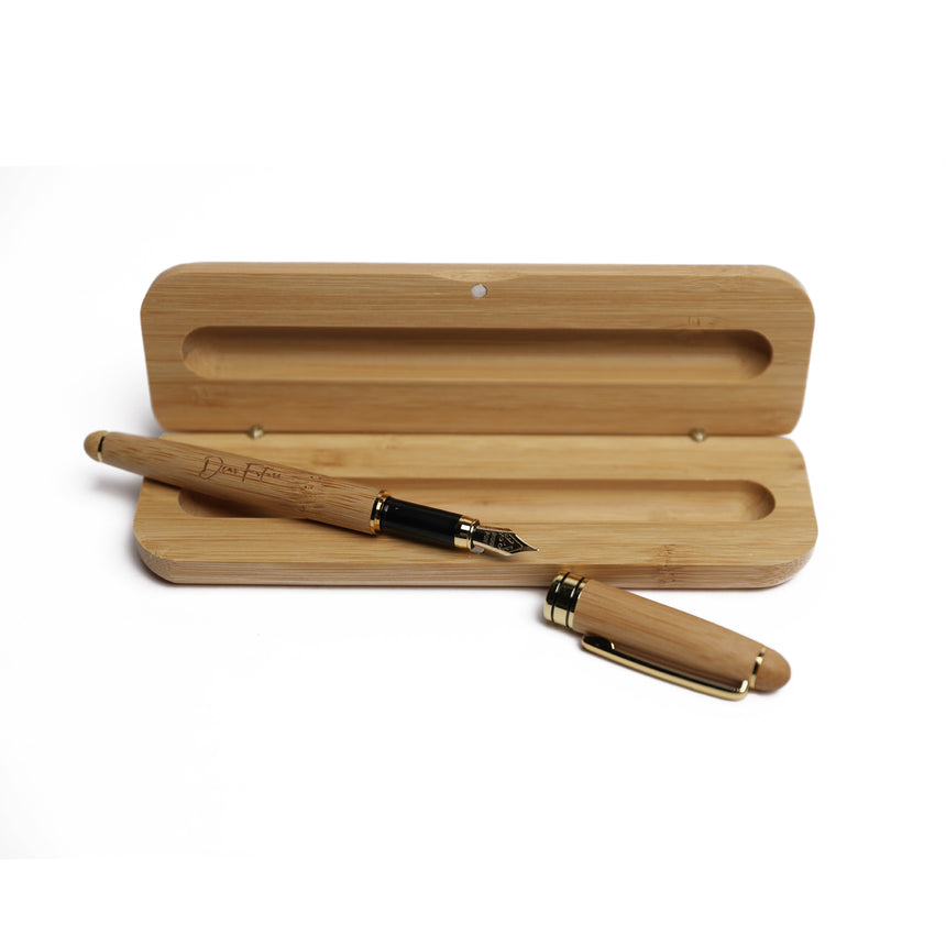 "Dear Future" Luxury Bamboo Fountain Pen and Gift Case