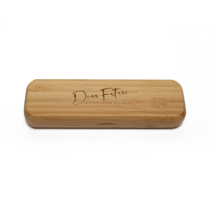 "Dear Future" Luxury Bamboo Fountain Pen and Gift Case